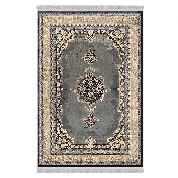 فرش پارچه‌ای دفه مدل فرشینه طرح مدرن کد 344