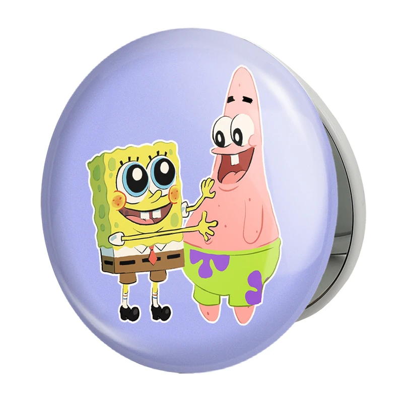 آینه جیبی خندالو طرح باب اسفنجی و پاتریک مدل تاشو کد 24708 