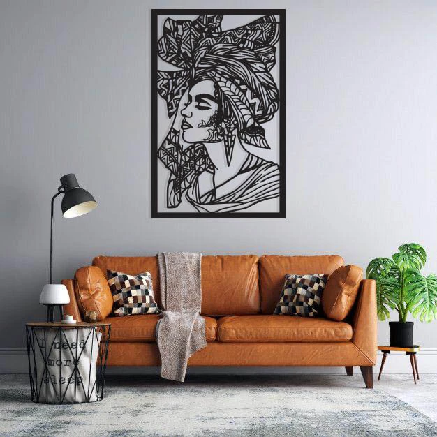 استیکر دیواری طرح زن کد 005 