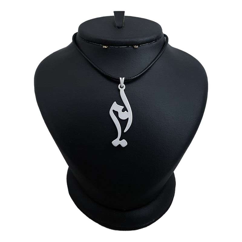 گردنبند نقره مردانه ترمه ۱ طرح امیر کد mas 00640 گردنبند نقره مردانه ترمه ۱ طرح امیر کد mas 00640
