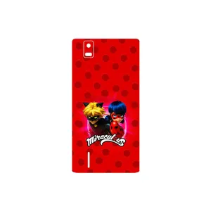 MAHOOT Ladybug and Cat Noir Cover Sticker for Huawei Ascend P2