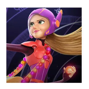  تابلو کودک و نوزاد طرح شش قهرمان بزرگ کد wkt316