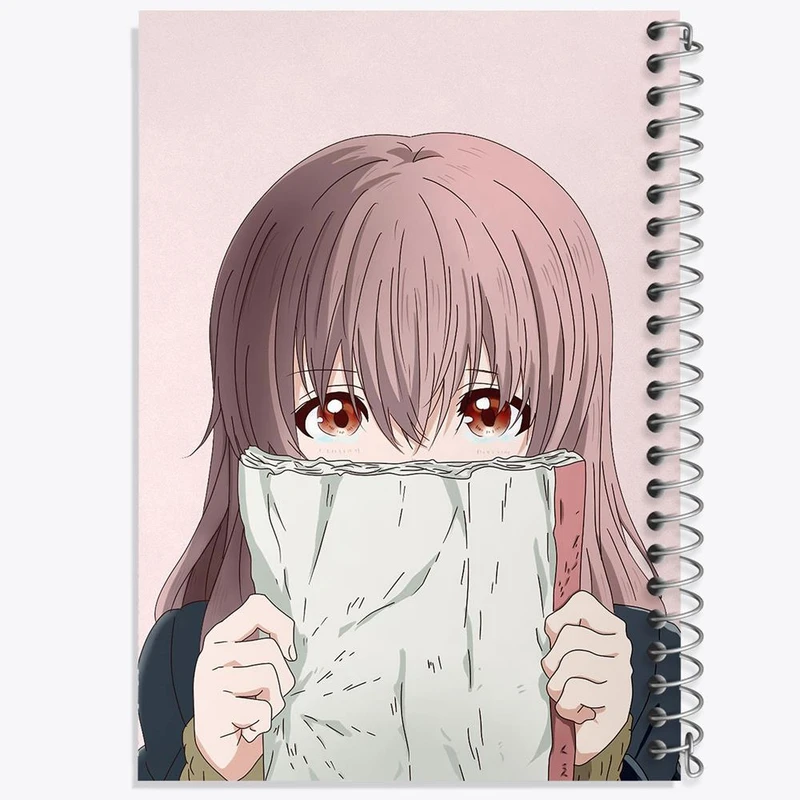 دفتر ژورنال نویسی 50 برگ خندالو مدل نقطه ای طرح شوکو نیشیمیا انیمه سایلنت ویس A Silent Voice کد 15835