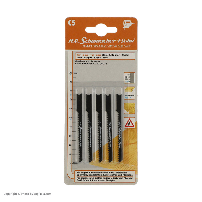 تیغه اره عمودبر اچ او شوماخر + سون مدل C5