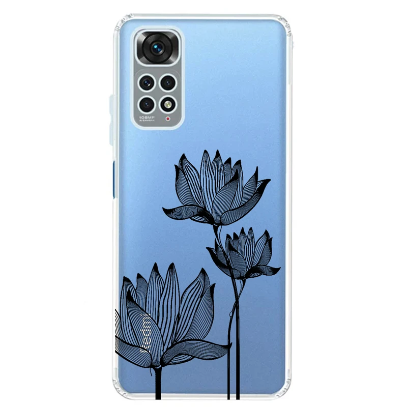 کاور مگافون طرح گل مدل C47-B مناسب برای گوشی موبایل شیائومی Redmi Note 11 Pro 4G / 5G