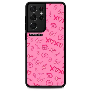 AKAM AMC-WSGS21U-PINK-5 Cover For Samsung Galaxy S21 Ultra