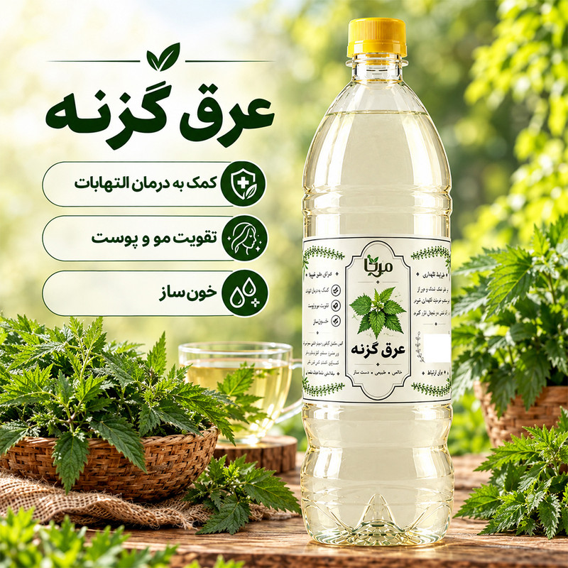 عرق گزنه مِرنا - 1 لیتر