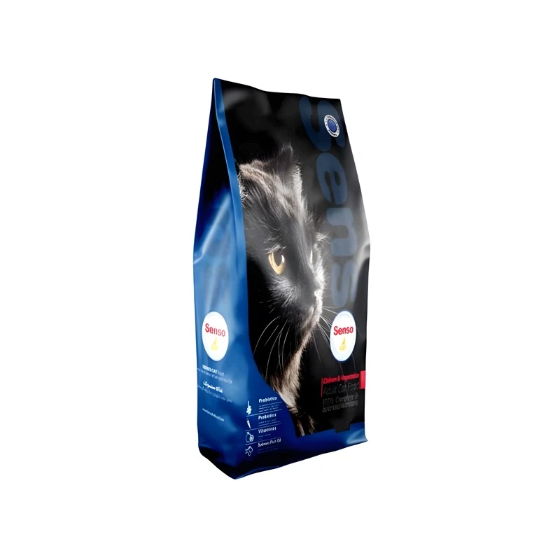 غذای خشک گربه بالغ سنسو مدل Adult طعم مرغ و سبزیجات وزن 2.5 کیلوگرم