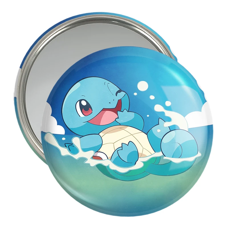 آینه جیبی خندالو مدل اسکوئرتل انیمه پوکمون  کد 17331