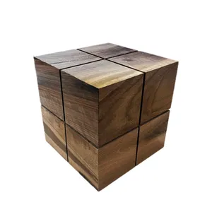 جای دستمال کاغذی مدل مکعب روبیک گردو