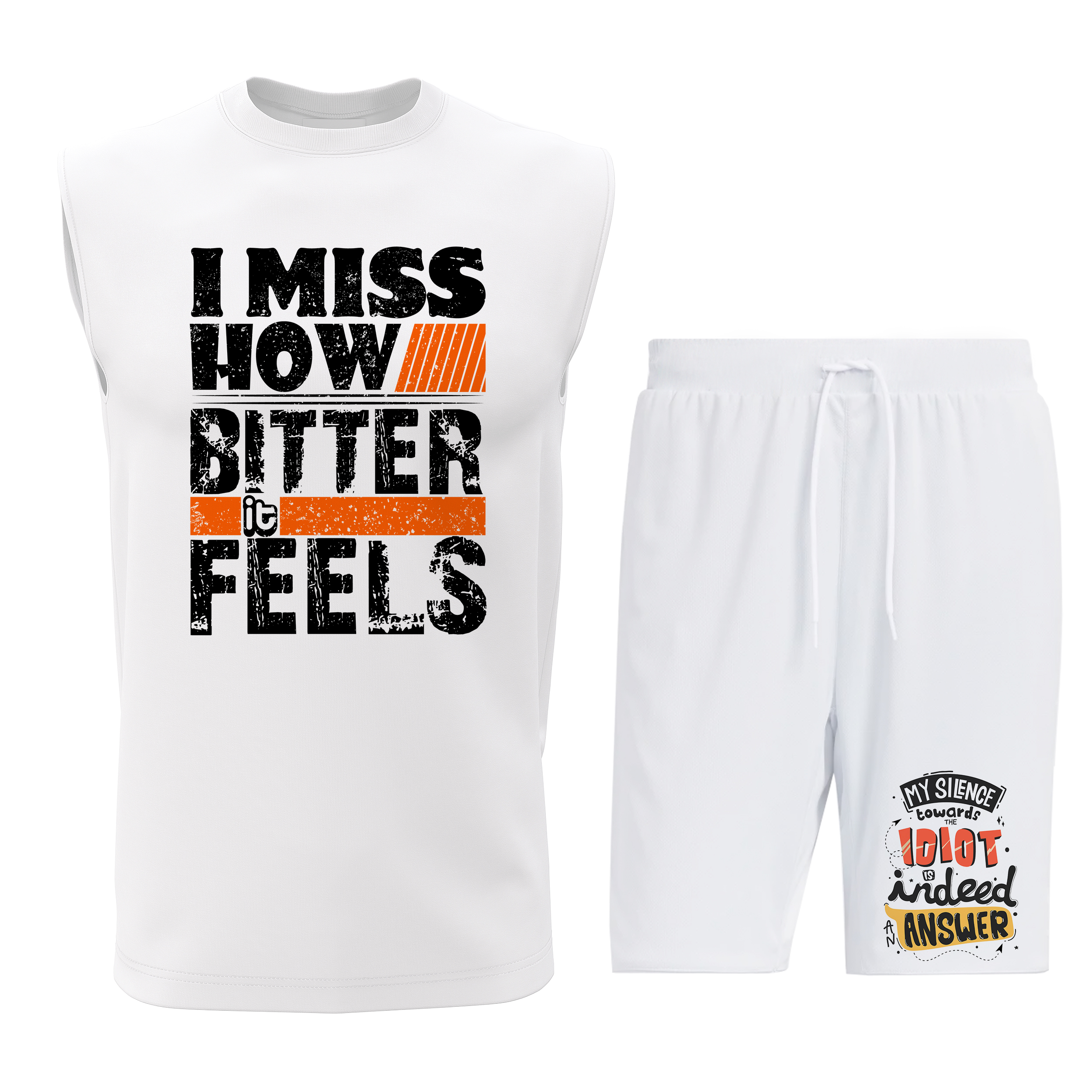 ست تاپ و شلوارک مردانه مدل T088W