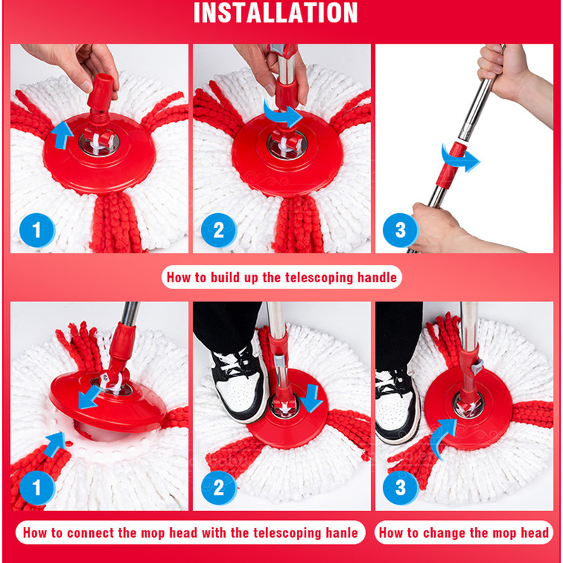 زمین شوی چرخشی لیائو پرفکت لایف مدل TORNADO کد LT2210