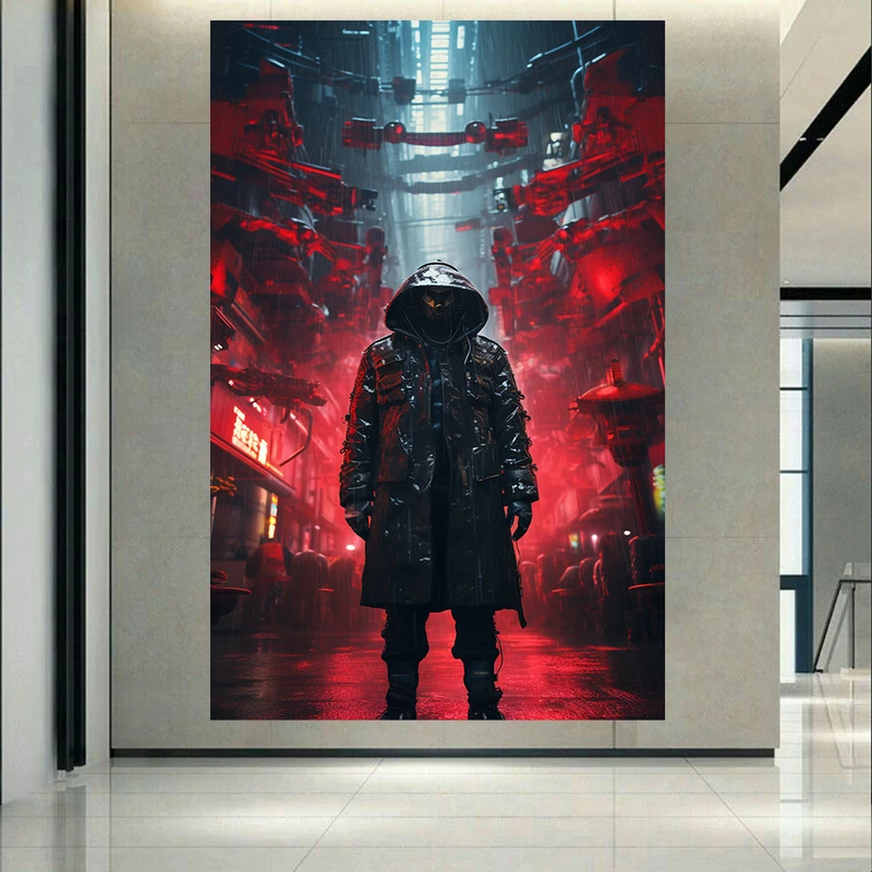  پوستر طرح نینجا مدل سایبر پانک کد AR31922