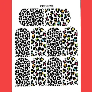 استیکر طراحی ناخن کد C231