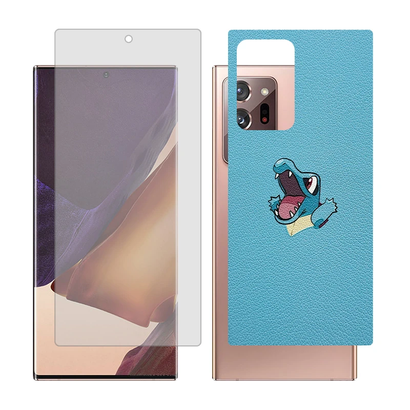 محافظ صفحه نمایش مات گلس مدل together مناسب برای گوشی موبایل سامسونگ Galaxy Note20 Ultra 5G  به همراه برچسب پوششی پشت گوشی
