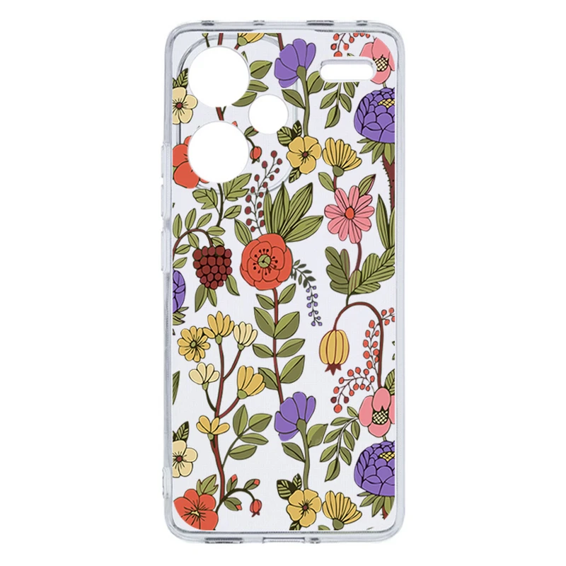 کاور طرح Tiny Flowers مناسب برای گوشی موبایل شیائومی Redmi Note 13 Pro Plus