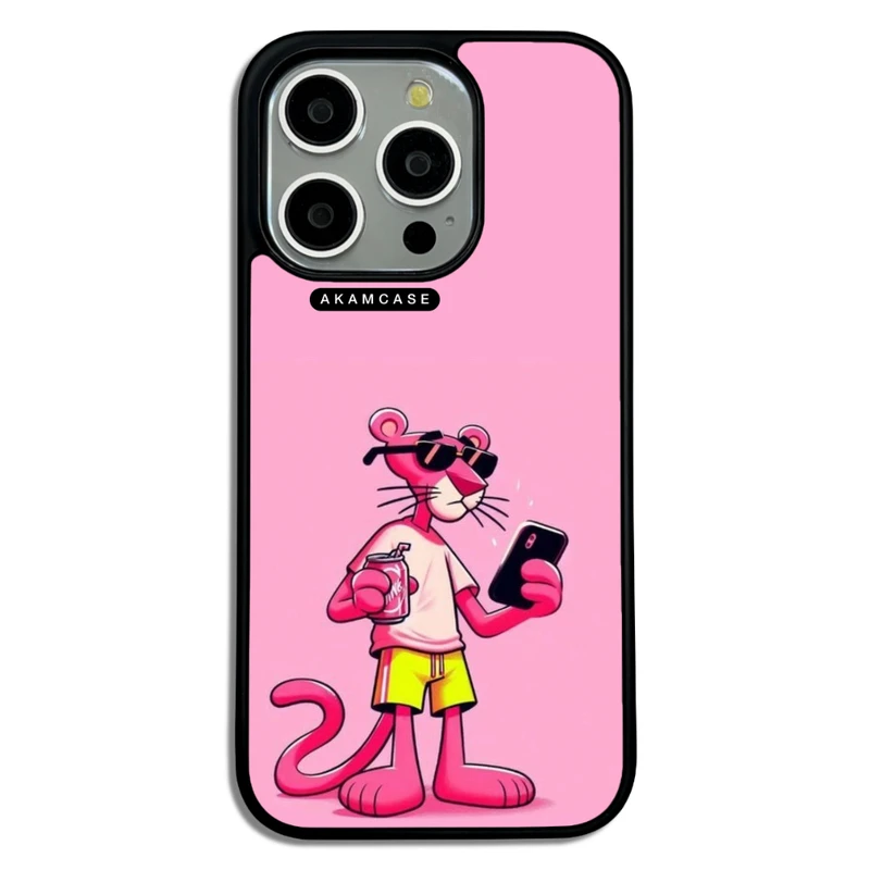 کاور آکام مدل AMC-WA15PRO-PINK PANTHER8 مناسب برای گوشی موبایل اپل iPhone 15 Pro
