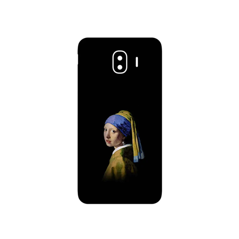 برچسب پوششی ماهوت مدل Girl with a Pearl Earring of Vermeer مناسب برای گوشی موبایل سامسونگ Galaxy J4