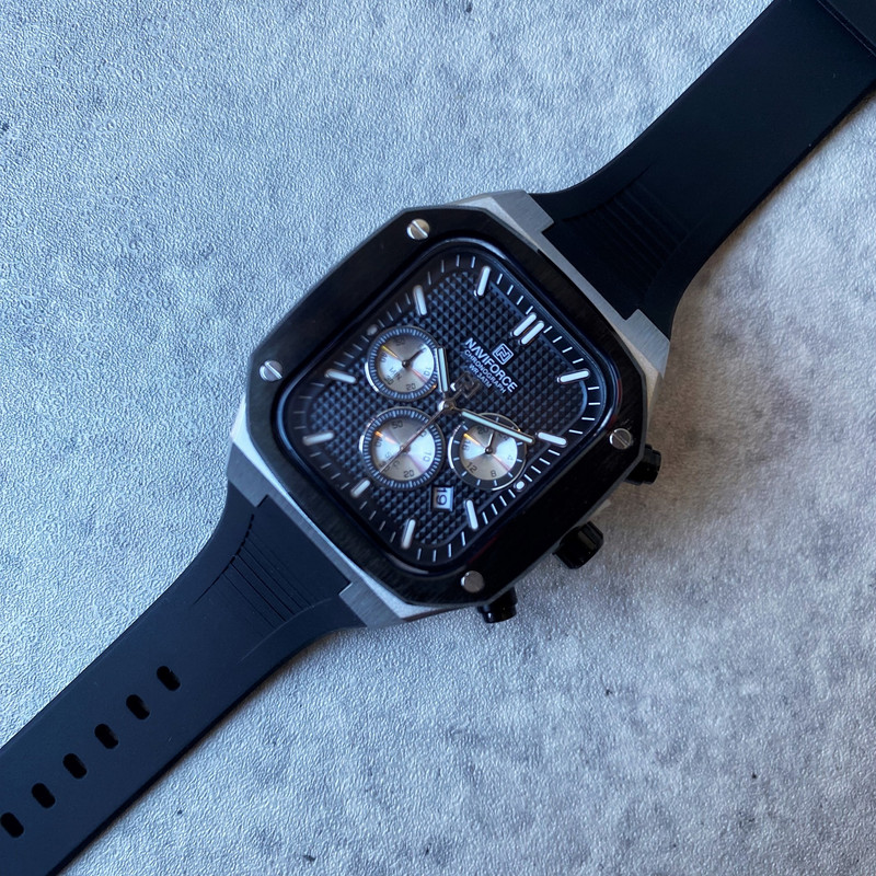 ساعت مچی عقربهای مردانه نیوی فورس مدل کرنوگراف NF8037 SBB ساعت مچی عقربهای مردانه نیوی فورس مدل کرنوگراف NF8037 SBB