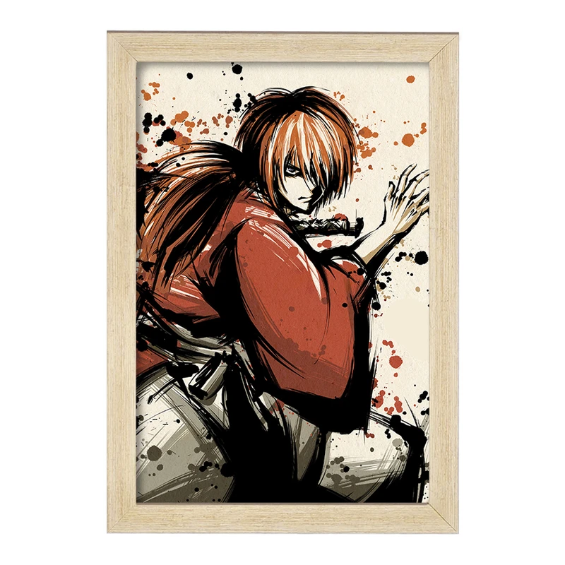 تابلو خندالو مدل انیمه رورونی کنشین کد 34892