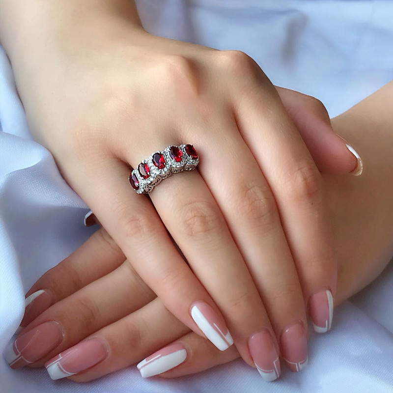 انگشتر نقره زنانه مدل RI R15