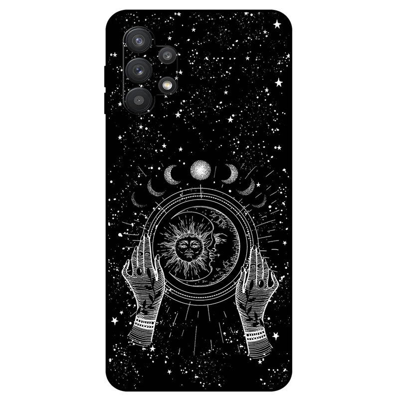 کاور مگافون طرح ماه و خورشید مدل 1892 مناسب برای گوشی موبایل سامسونگ Galaxy A32 5G