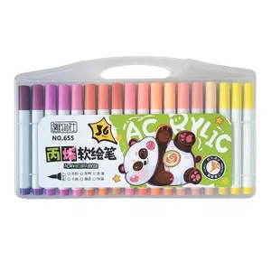 ماژیک پارچه مدل اکریلیک بسته 36 عددی