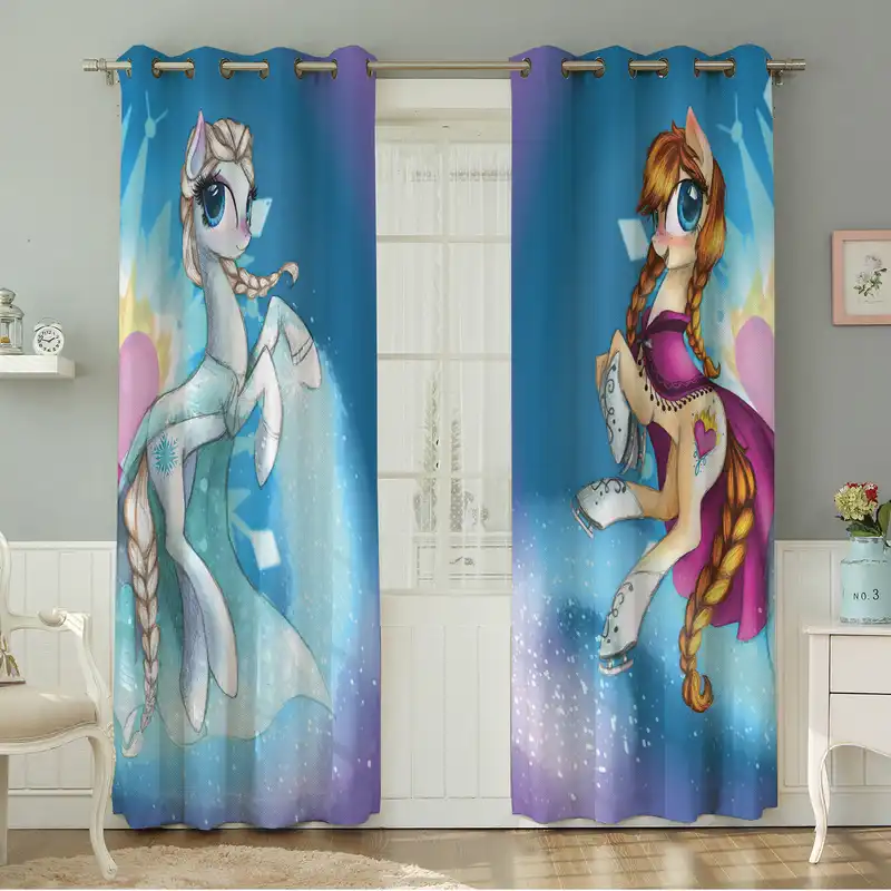 پرده نیروانا طرح کودک مدل مخمل کد 4794سایز 140×280 سانتی متر