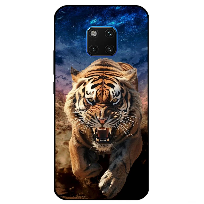 کاور مگافون طرح ببر مدل 7454 مناسب برای گوشی موبایل هوآوی Mate 20 Pro 