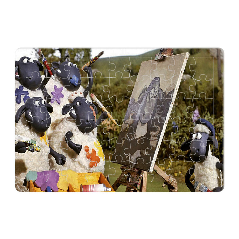 پازل 54 تکه هومرو مدل PL370 طرح انیمیشن بره ناقلا