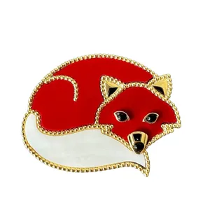 گل سینه زنانه مدل روباه دم پهن زمستون کد 421