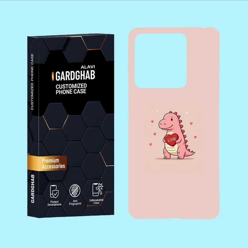 کاور گارد قاب علوی مدل عاشقانه مناسب برای گوشی موبایل شیائومی Redmi Note 13 5G