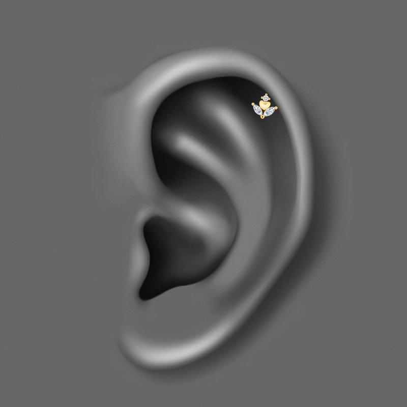 پیرسینگ گوش زنانه اقلیمه مدل HS221