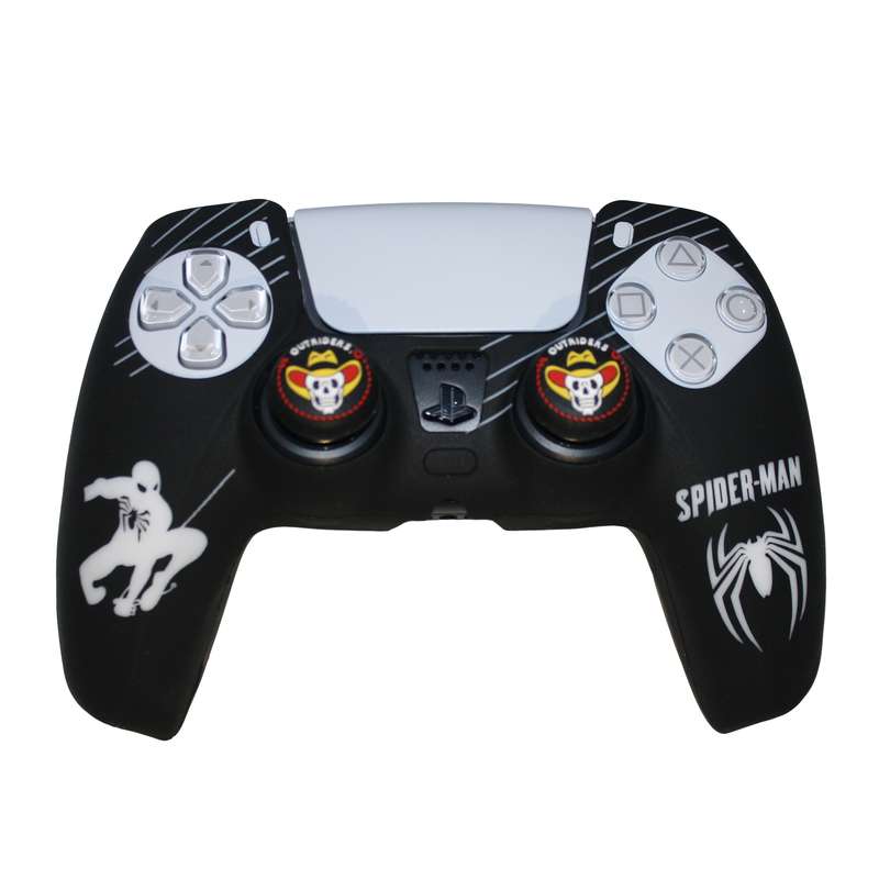 محافظ دسته پلی استیشن 5 مدل  OR spider man به همراه روکش آنالوگ