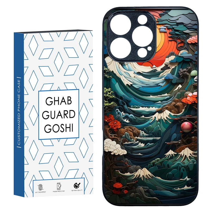 کاور قاب گارد گوشی طرح منظره کد TPU-205 مناسب برای گوشی موبایل اپل Iphone 16 Pro Max