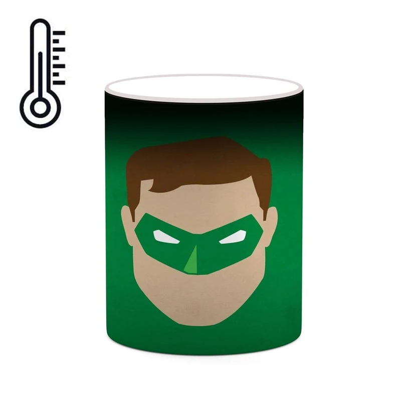 ماگ حرارتی کاکتی مدل گرین لنترن Green Lantern کد mgh38825