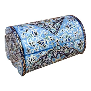 جعبه جواهرات استخوانی طرح تذهيب کد B 263