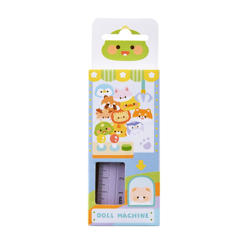 خط‌کش 5 سانتی‌متری مدل حیوانات بسته 30 عددی