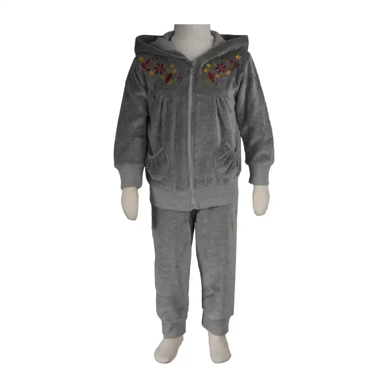 ست سویشرت و شلوار نوزادی آدمک  کد 265900 رنگ طوسی