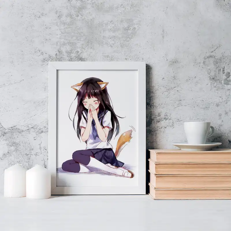 تابلو خندالو مدل چیتاندا انیمه هیوکا Hyouka کد 17087