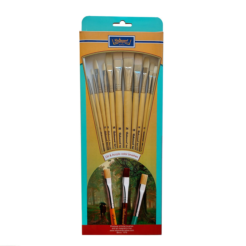 قلم مو تخت ره آورد سری 1379 کد EN451 مجموعه ۱۲ عددی