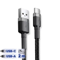 کابل تبدیل USB به USB-C باسئوس مدل CATKLF-CG1 Cafule طول 2 متر
