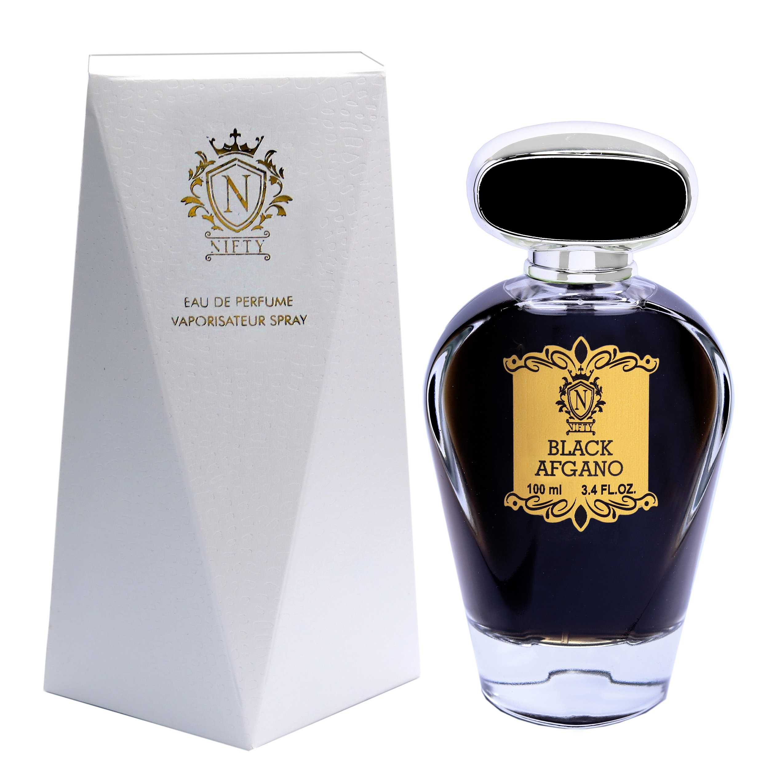 ادو پرفیوم مردانه نیفتی مدل BLACK AFGANO حجم 100 میلی لیتر