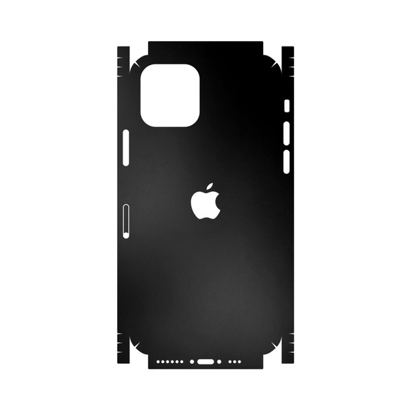 برچسب پوششی ماهوت مدل Black-Matte-FullSkin مناسب برای گوشی موبایل اپل iPhone 11 Pro