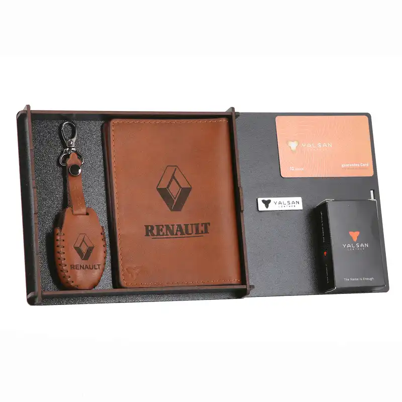 ست هدیه چرم یلسان کد SET-300-09-GS