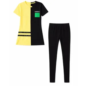 Miniti short-sleeved T-shirt and comfortable pants set for girls