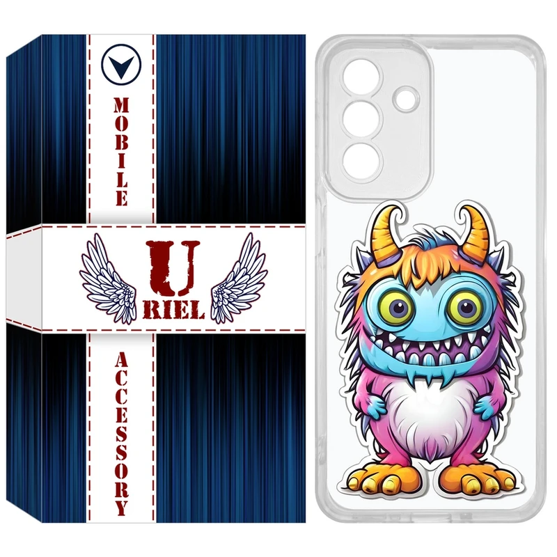 کاور یوریل مدل Clear کد 50 طرح میکروب مناسب برای گوشی  موبایل سامسونگ Galaxy A17