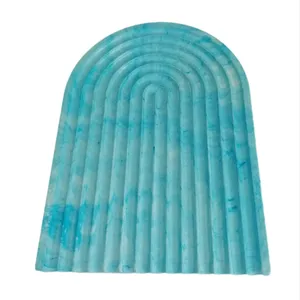سینی بتنی طرح رنگین کمان کد 1372