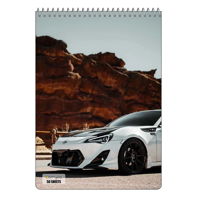 دفتر نقاشی 50 برگ سیمی کارنیکا طرح تویوتا جی تی ۸۶ Toyota GT86 کد 24891