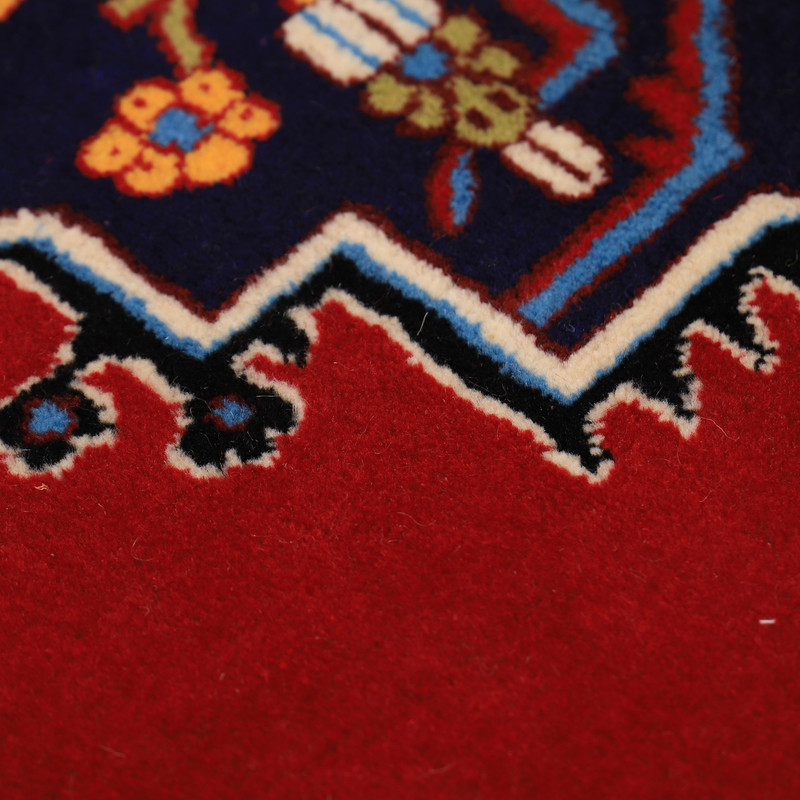 فرش دستبافت دو متری طرح لچک ترنج عشایری کد 4040659